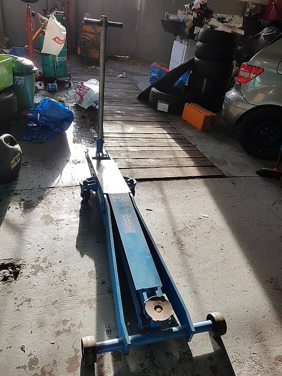 Cric Idraulico Perel 2 Tonnellate - Per Auto E Camion, Arancione - Foto 11