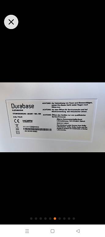 Durabase LED TV weiss im Kanton Zürich - tutti.ch