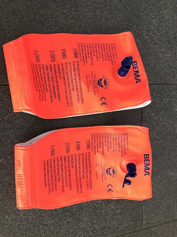 CUVZORA Schwimmflügel Set - 2 Stück Aufblasbare Schwimmhilfen Für Kinder 1-14 Jahre