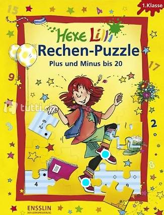 Hexe Lilli - Rechen Puzzle Plus und Minius bis 20