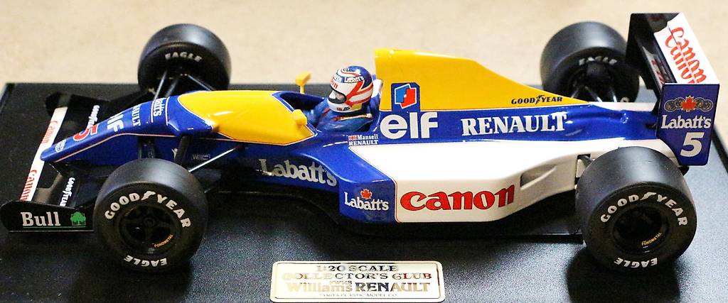 El Williams FW14B con el que Nigel Mansell fue campeón será subastado