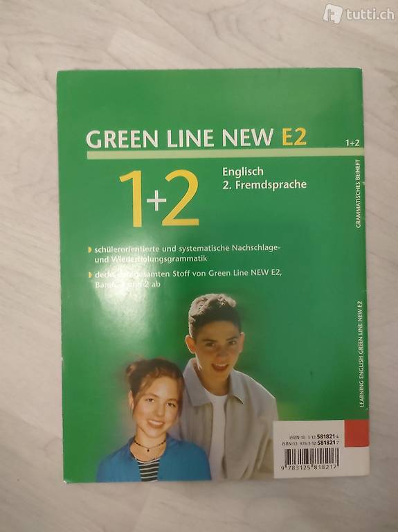 Green line 1+2 grammatisches Beiheft