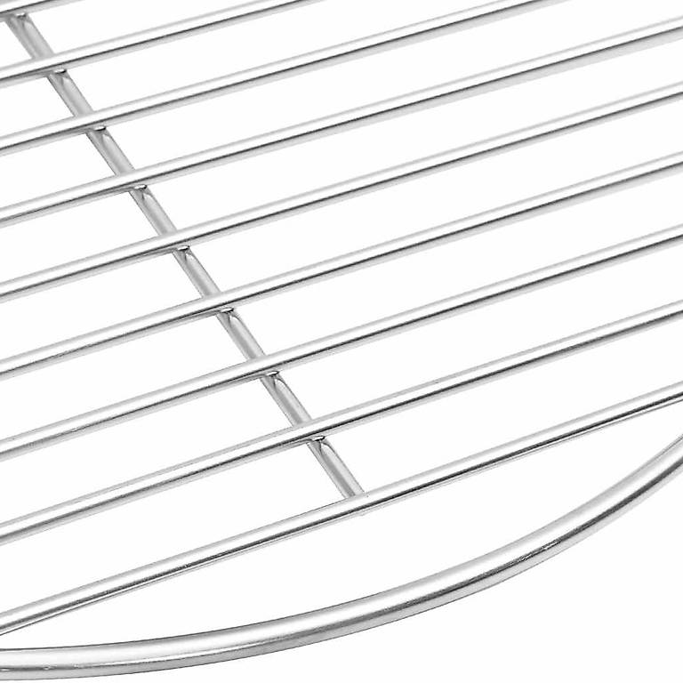 Produktbild von Tisch Feuer Outdoor Klappbarer Campinggrill Tragbar Edelstahl Grillgitter Outdoor Grillrost Mit Tragetasche Lagerfeuer-Grill Für Picknick Wandern Camping BBQ Angeln Feuernetz Camping Edelstahl