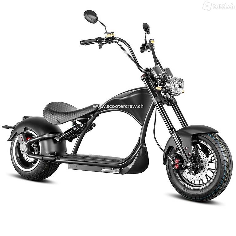  Elektroroller E Chopper Harley Scooter Bike Mofa Roller Töff