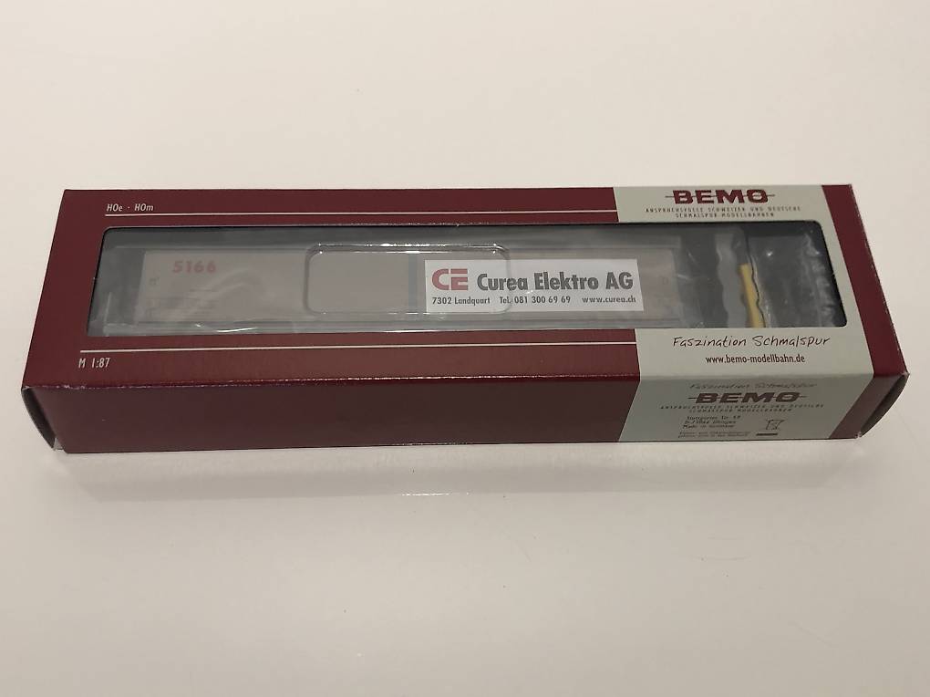 Bemo H0m Volg Vella (2288 164) - Wagon Miniature Pour Train RhB (neuf)