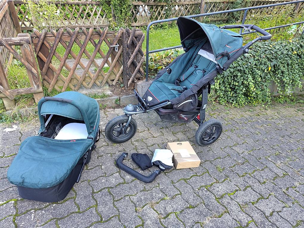 Kinderwagen tfk Joggster adventure mit outlet Multi X Baby Liegewanne