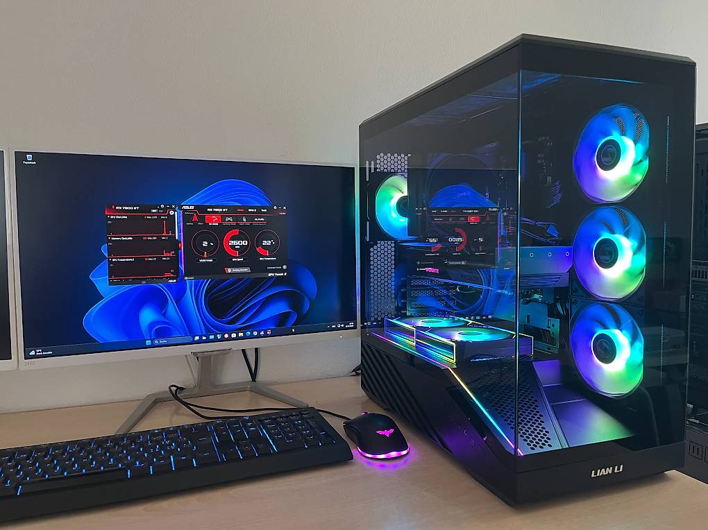 ゲーミングPC RX7800XT Ryzen5 9600X 1440P - AMD Radeon RX 7800 XT - AMD Ryzen 5 9600X - 32GB DDR5 6400