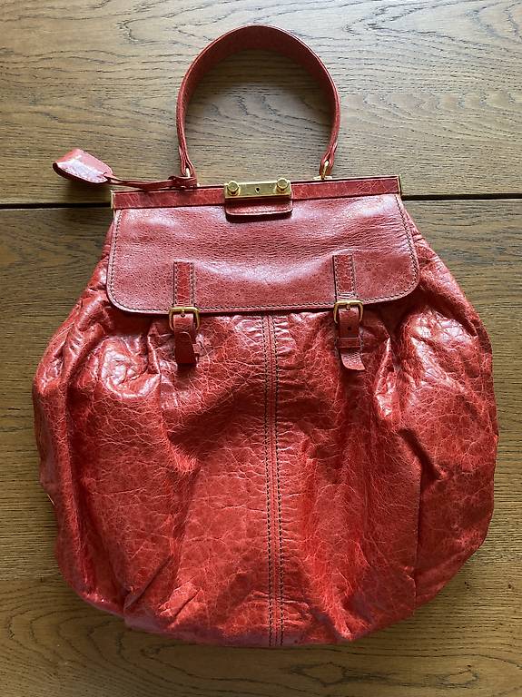 Original Miu Miu Handtasche, Leder, rot im Kanton Aargau tutti.ch