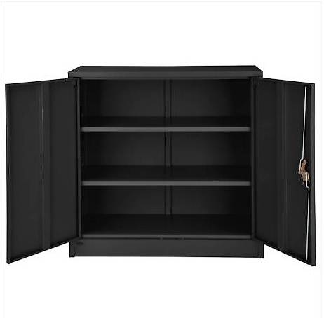 Aktenschrank mit 3 Böden schwarz black in Zug kaufen - Bohnet Trade