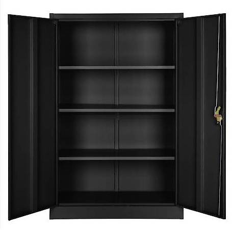 Aktenschrank mit 4 Böden schwarz in Zug kaufen - Bohnet Trade GmbH