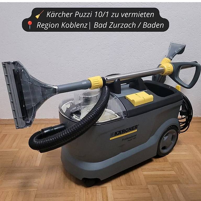 Kärcher Puzzi 10/1 mieten (Sofa, Matratzen, Teppiche, Auto)