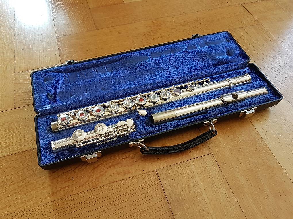 Flûte traversière " Gemeinhardt Elkhart Indiana " ( USA ) im Kanton