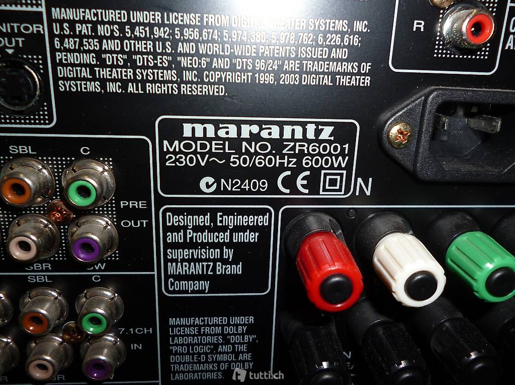 Marantz ZR6001 - AV-Receiver mit 2 ZC4001 Nebenraumempfänger