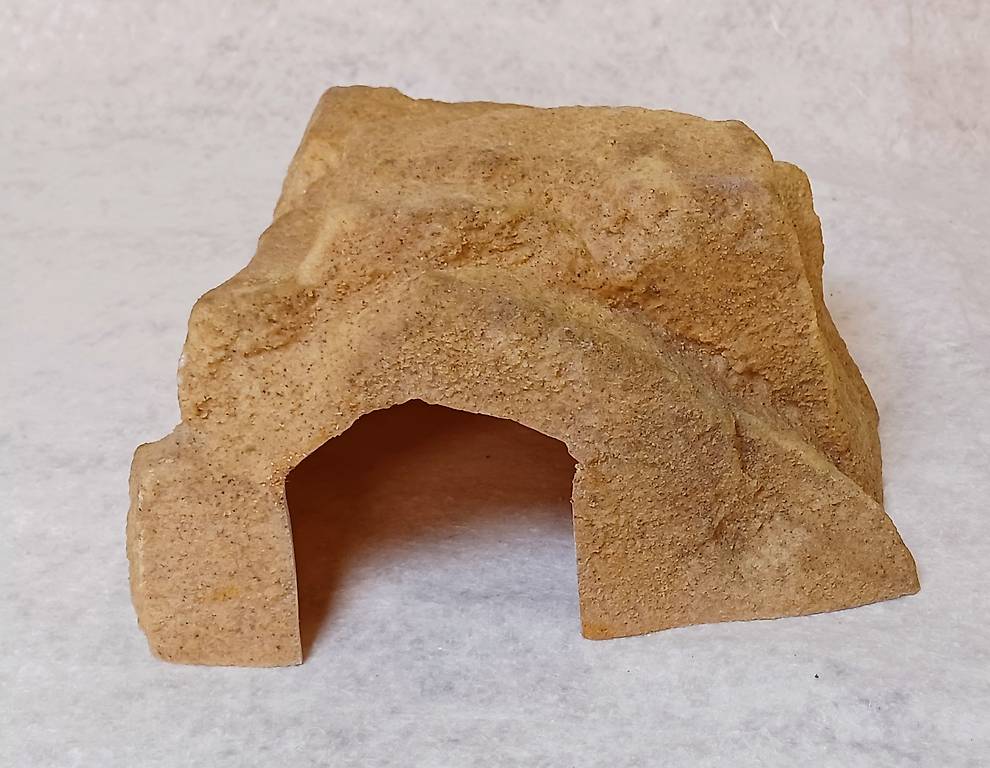 M&S Reptilien Versteck Höhle Größe XL - Kunststoff Versteckbox Für Schlangen & Reptilien