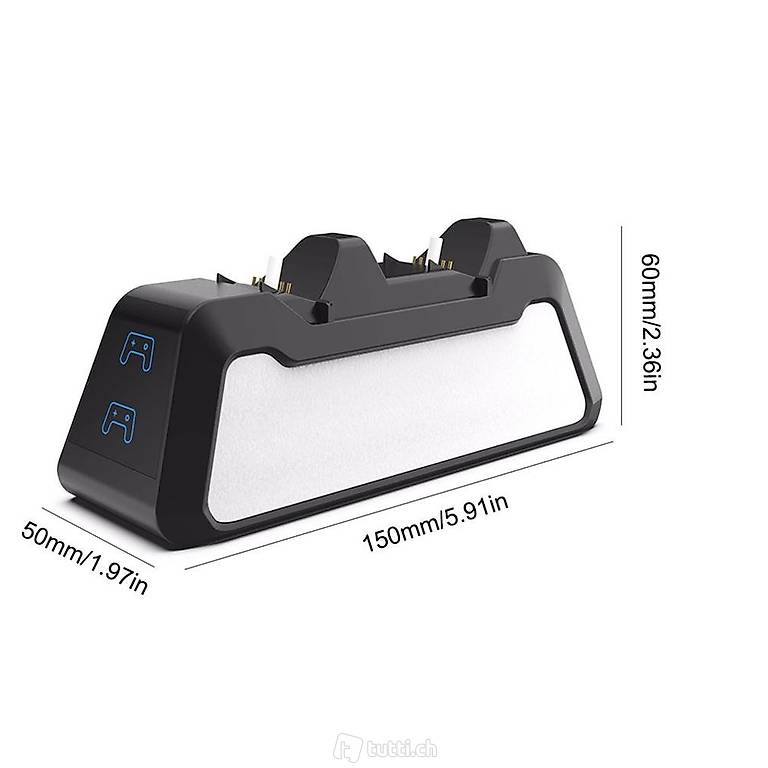  Dual Schnelle Ladegerät für PS5 Wireless Controller USB 3,1