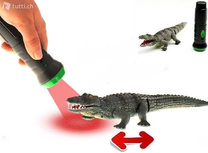 ferngesteuertes rc krokodil spielzeug kinder taschenlampe