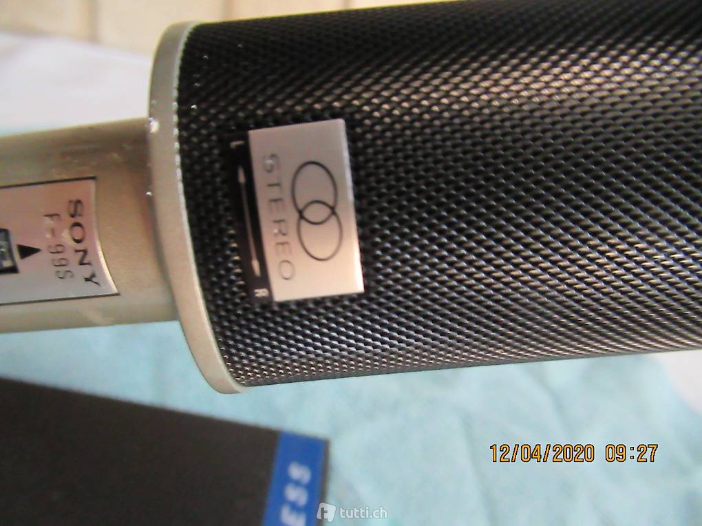 mikrofon sony, stereo, made in japan