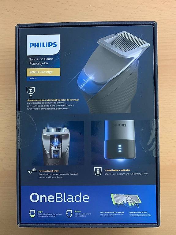 Onebade PHILIPS BARD TRIMMER ONEBADE MODELL 9000 PRESTIGE FABRIKNEU Canton Bâle ...