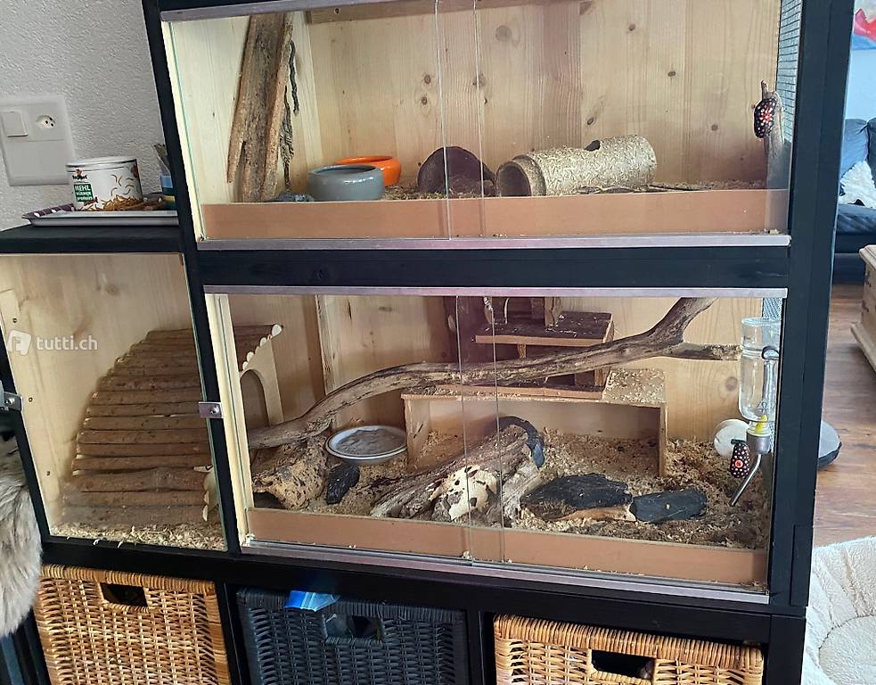 Kleintierstall, Möbel für Mäuse- und Hamsterhaltung