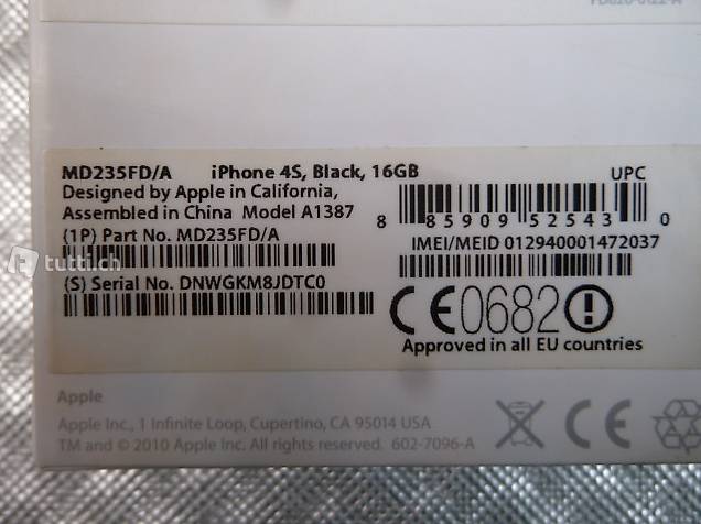 iPhone 4S 16 Gb Superzustand