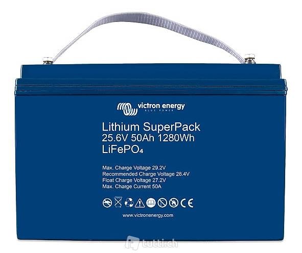  Victron Energy SuperPack LiFePO4 25,6V/50Ah 395x110x286mm