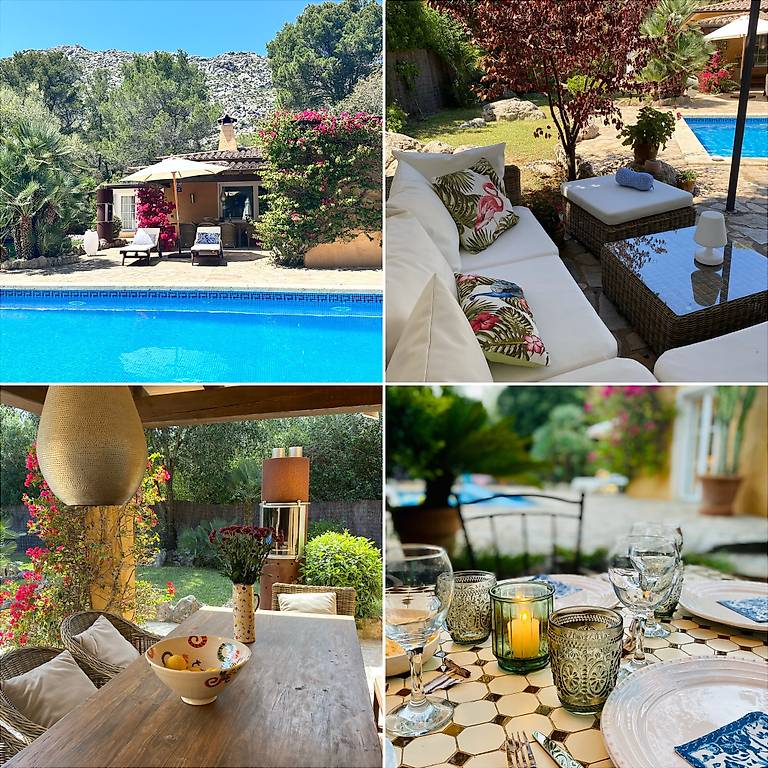 Mallorca: charmantes Ferienhaus mit Pool, Pollença