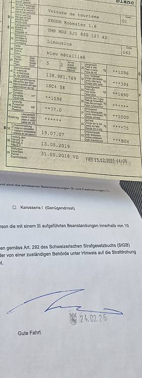 Skoda Roomster Frisch MFK AHK Top Benzin — slika 10