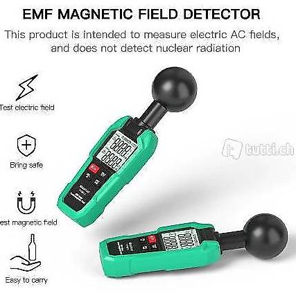EMF Messgerät Extech - Dreiachsiger Elektromagnetfeld-Detektor 30-300Hz