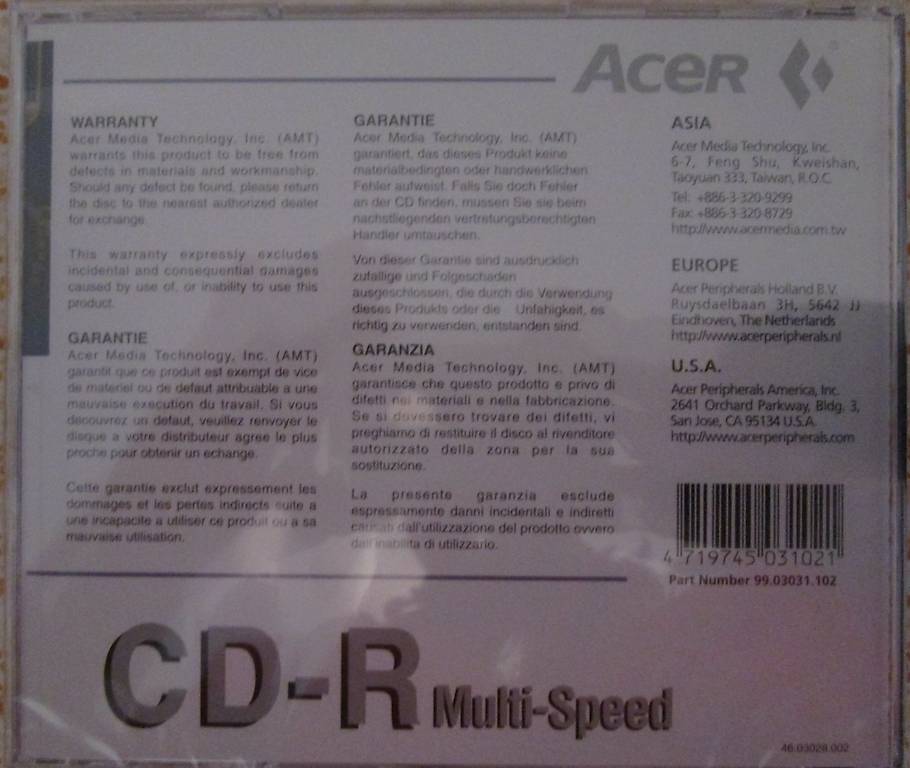 Acer Cd R ACER CD-Recordable im Kanton Aargau - tutti.ch