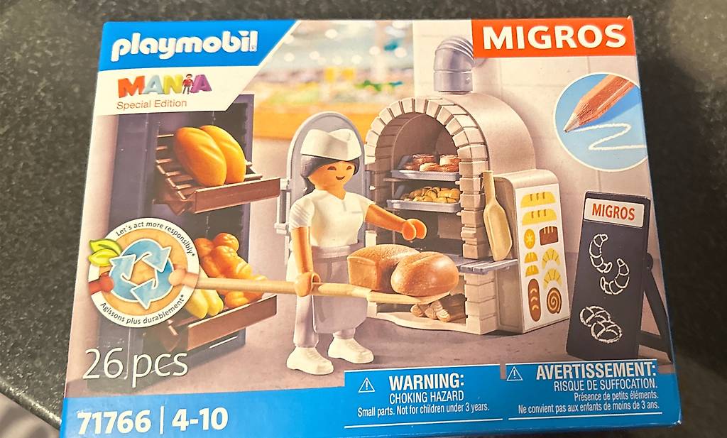 Playmobil Boulangerie – Exclusivité Migros Suisse – 26 Pièces – 71766 – Neuf