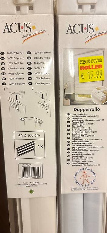 Doppelrollo Vorhangrollo im Kanton Zürich - tutti.ch