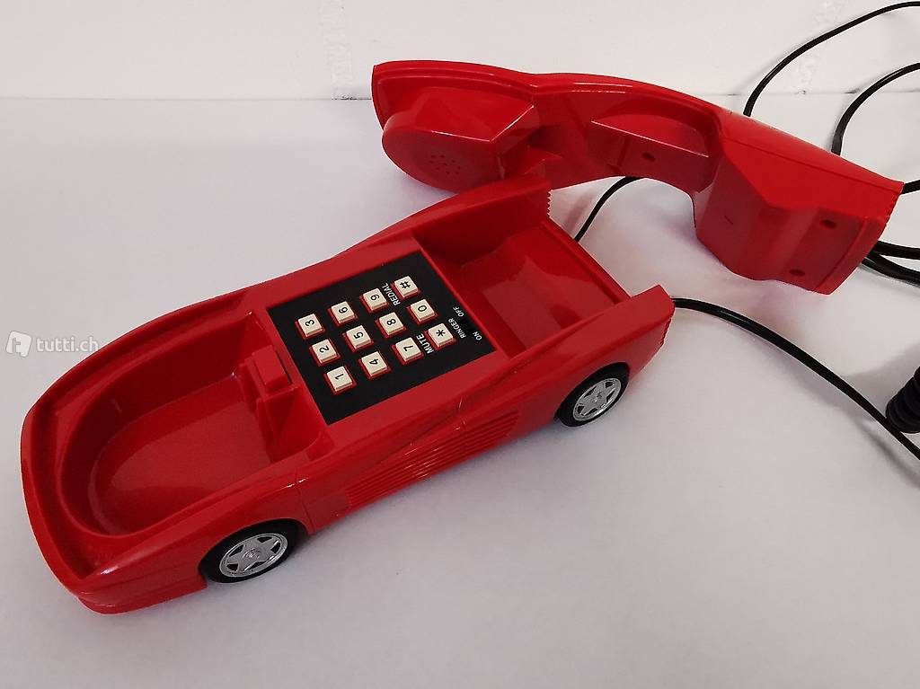 Ferrari Testarossa Tastentelefon aus den 80er Jahren