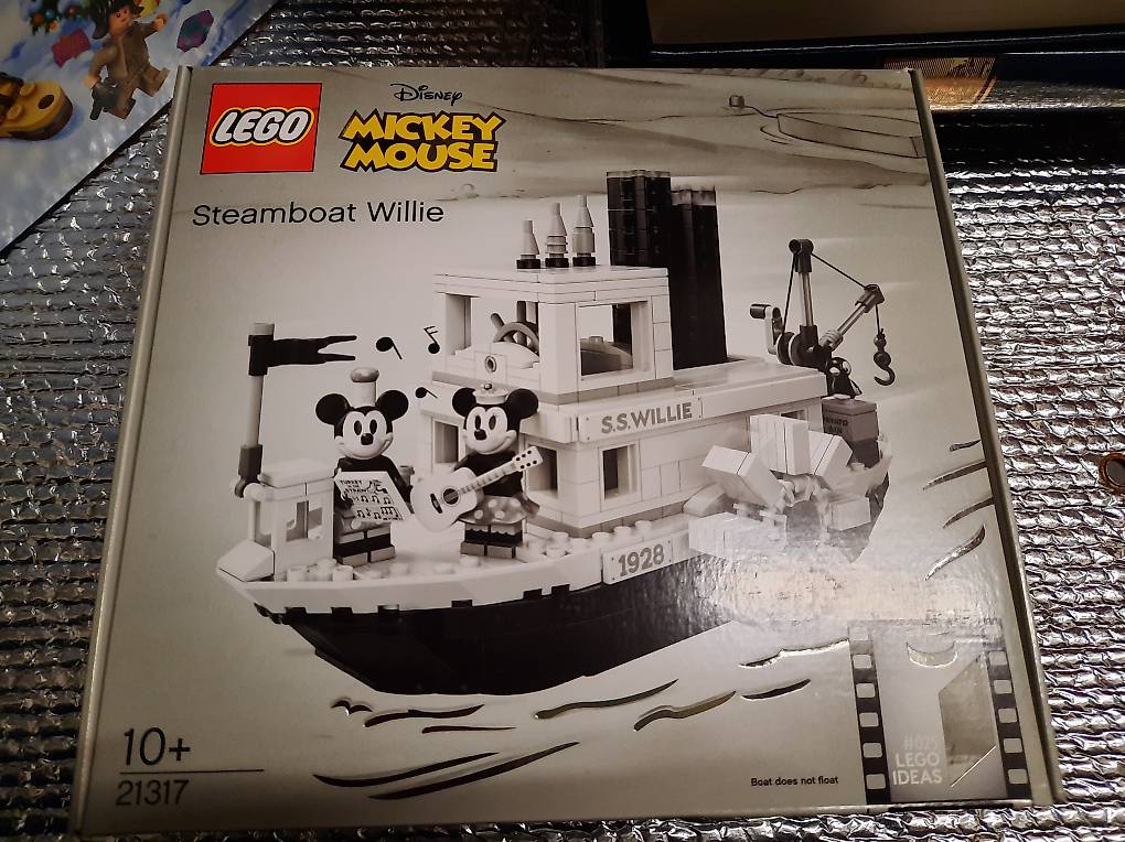 LEGO Mickey Mouse Boot Neu 21317 OVP Ideas 2024 Steamboat Willie