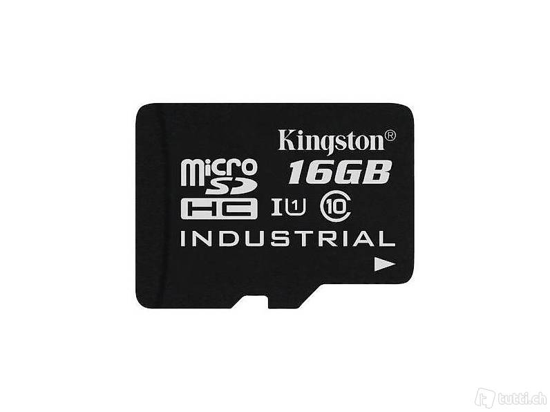 kingston microsdhc (industrialtrade, microsdhc,16gb, u1, uh) neu
