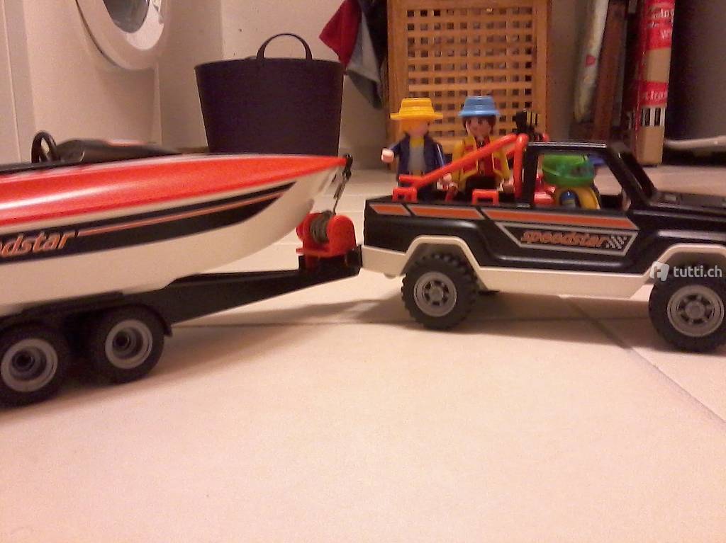 Playmobile - Jeep con barca