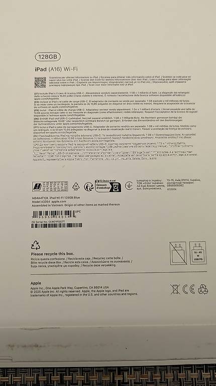 IPad A16 128GB nuovo in confezione chiusa im Kanton Tessin - tutti.ch