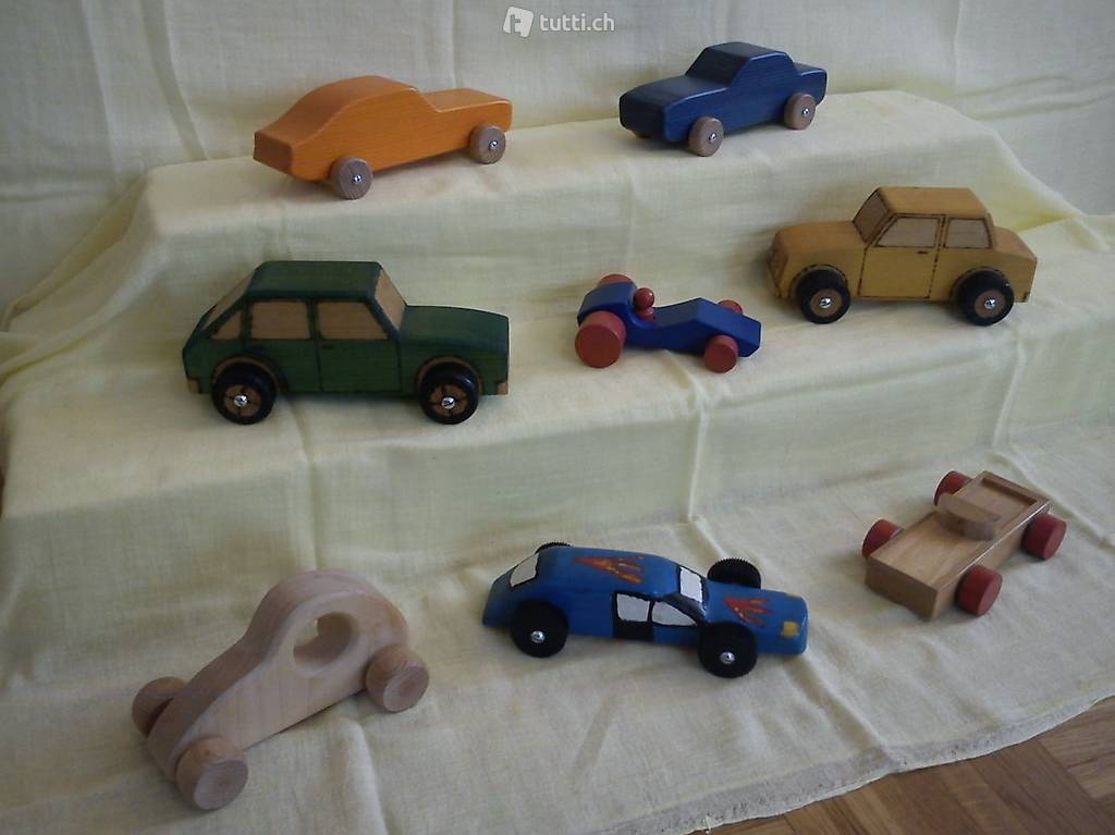 Einzelne Neue Holz Spielzeug Autos