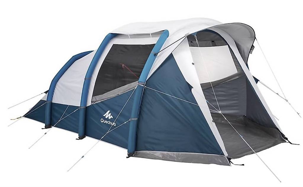 QuechuaAirSeconds 4.1 Fresh&Black, aufblasbares 4-Pers.Zelt im Kanton Bern  - tutti.ch