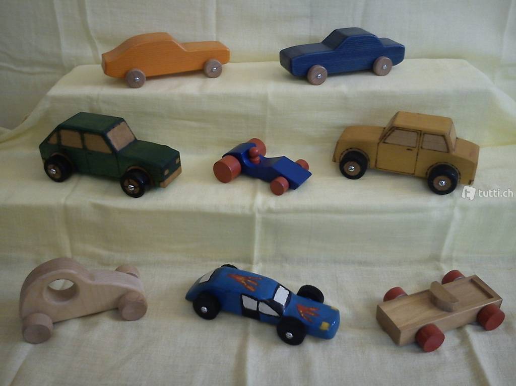 Einzelne Neue Holz Spielzeug Autos