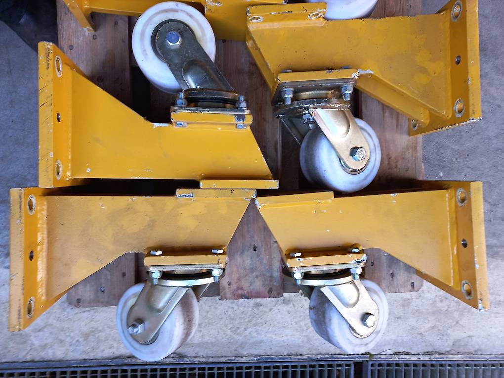 SCHWERLAST Rollen Set 4 Stück - Lenkrollen Mit Gleitlager Für Möbel & Industrie