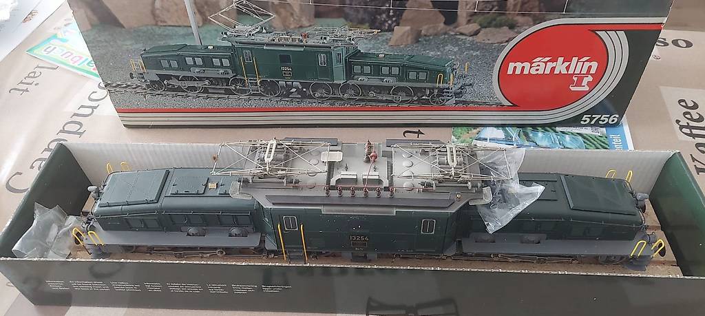 Märklin 5756 SBB Krokodil, E-Lok, Spur 1, OVP Canton Glaris - tutti.ch