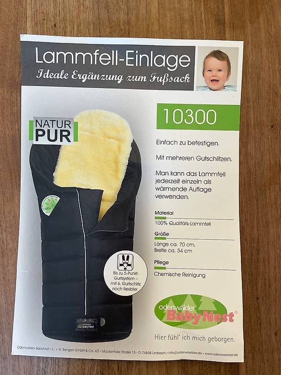 Lammfell-Einlage im Kanton Basel-Landschaft