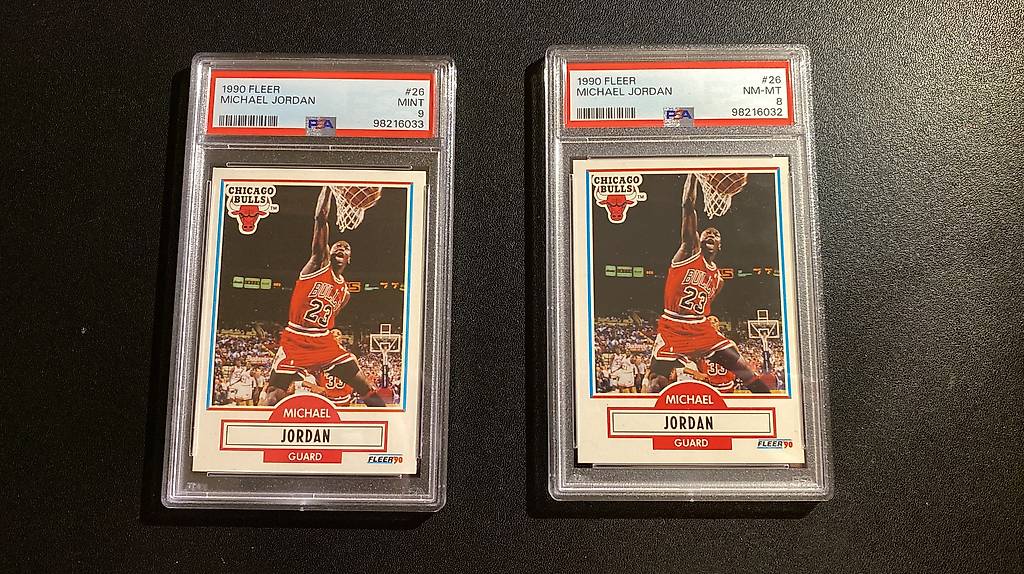 fleer 1990 michael jordan