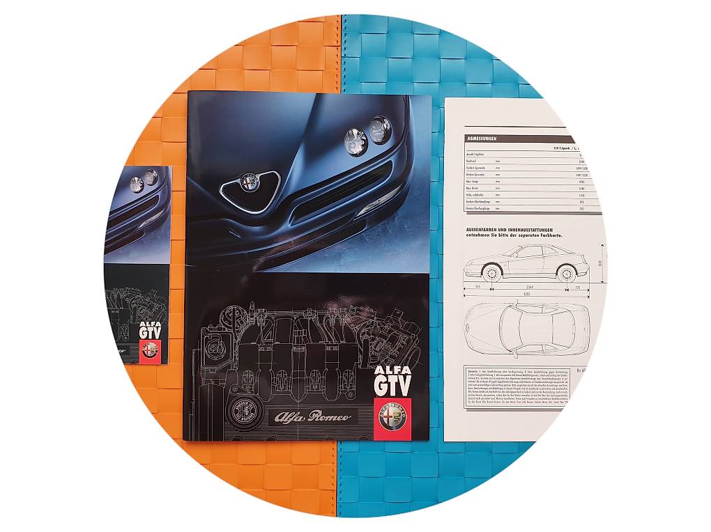 ALFA ROMEO GTV 1998 Prospekt / Katalog im Kanton Graubünden tutti.ch
