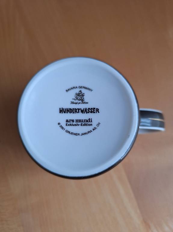 Set Complet De Tasses à Expresso Hundertwasser Collection Gruener Janura – Design Multicolore Allemand
