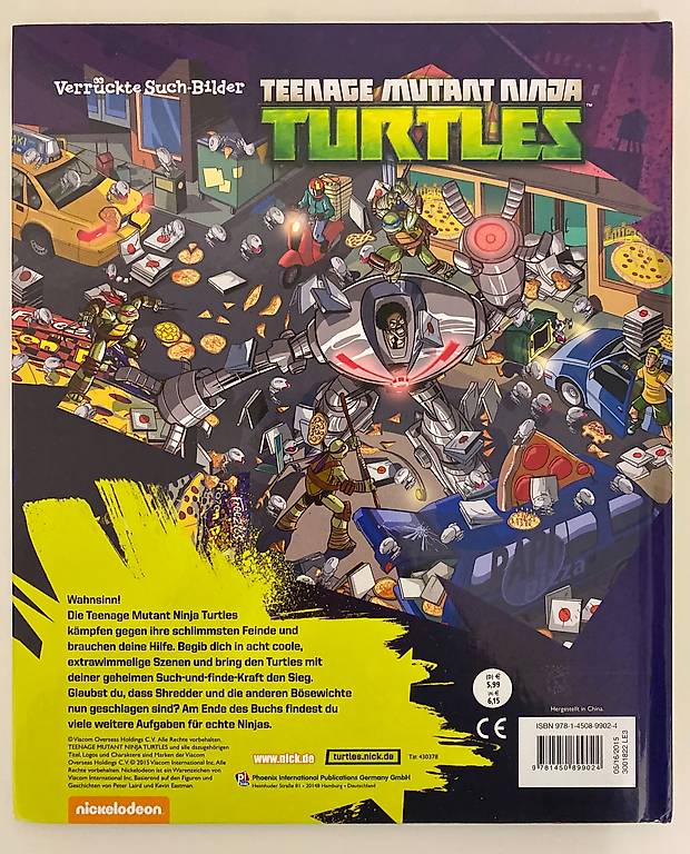 Teenage Mutant Ninja Turtles - Verrückte Such Buch im Kanton St. Gallen