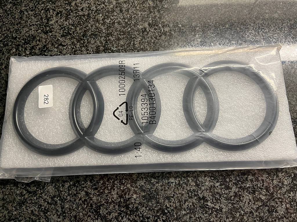 Original Schwarze Ringe Audi R8 Ab 2015 Typ 4S Audiringe V10 GT