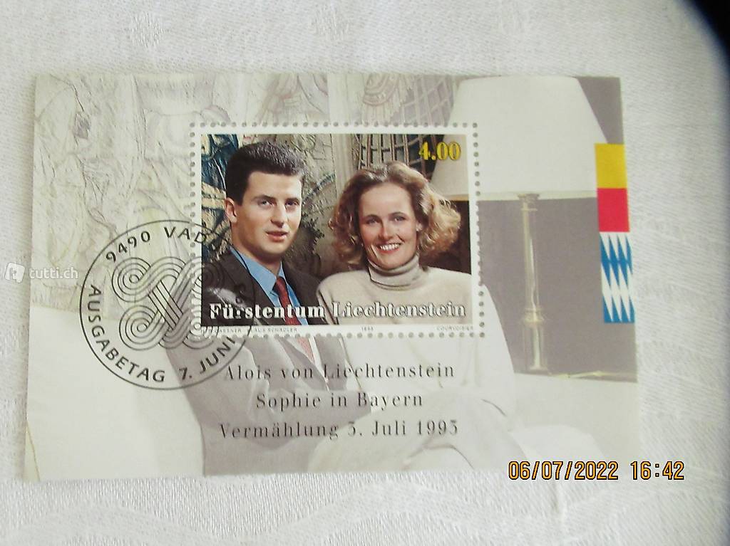 Fürstentum Liechtenstein, Briefmarke zum Sammeln