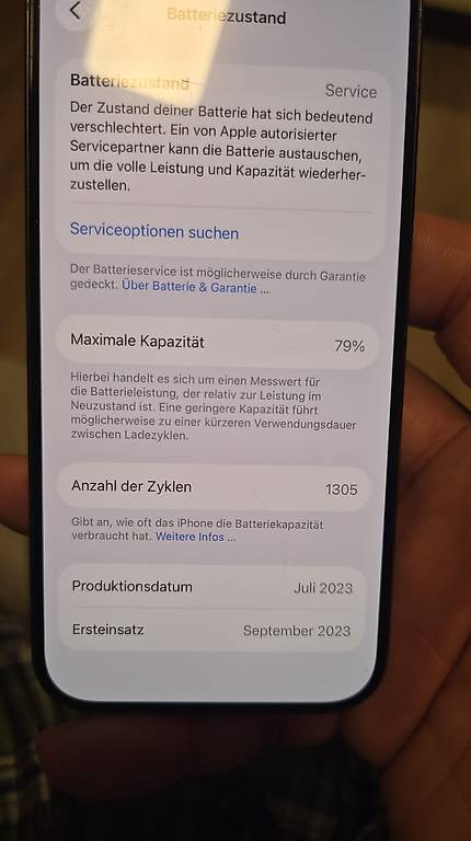 Iphone 15 pro  mit 128GB 