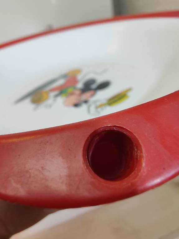 Mickey Mouse Kinderteller 22cm - Bunter Esslern Teller BPA Frei